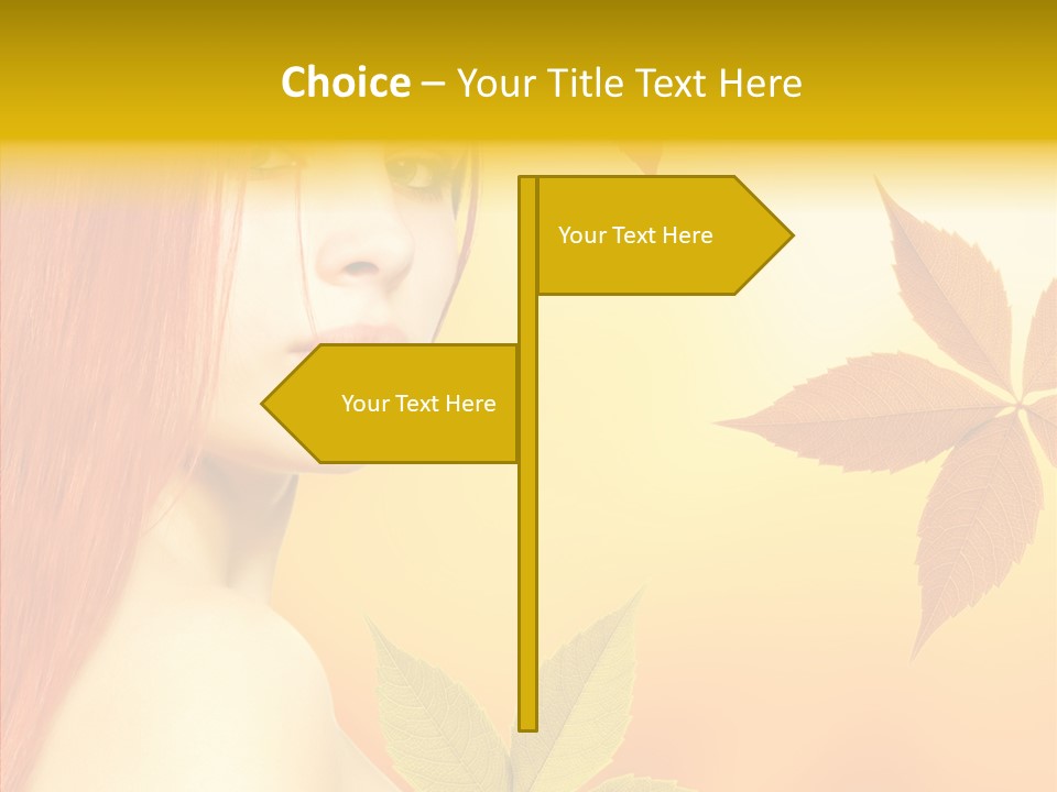 Innocence Spa Female PowerPoint Template