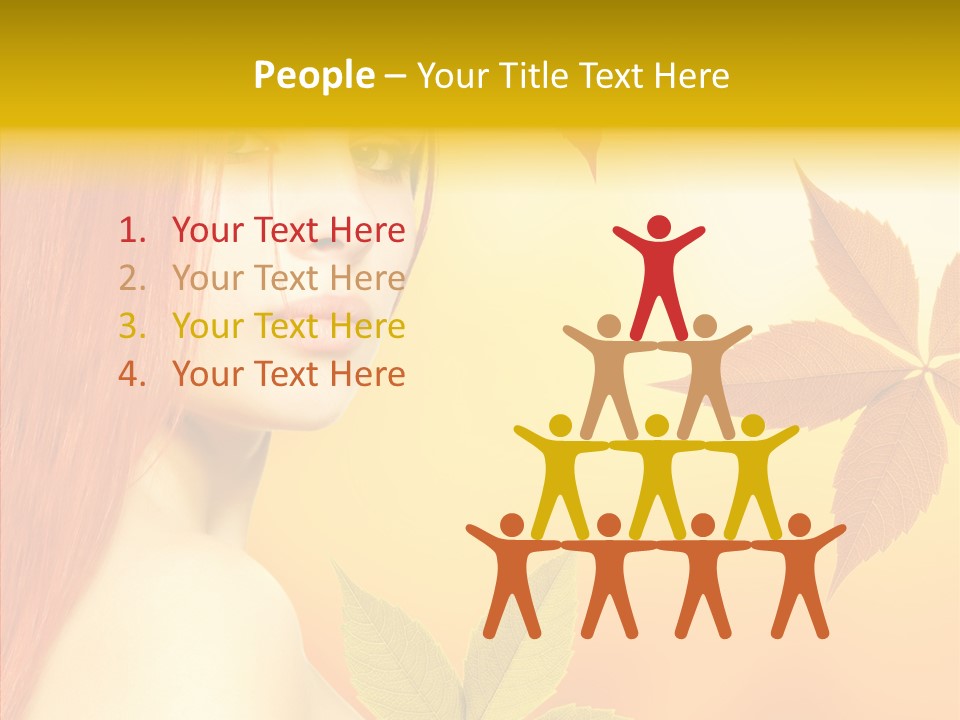 Innocence Spa Female PowerPoint Template