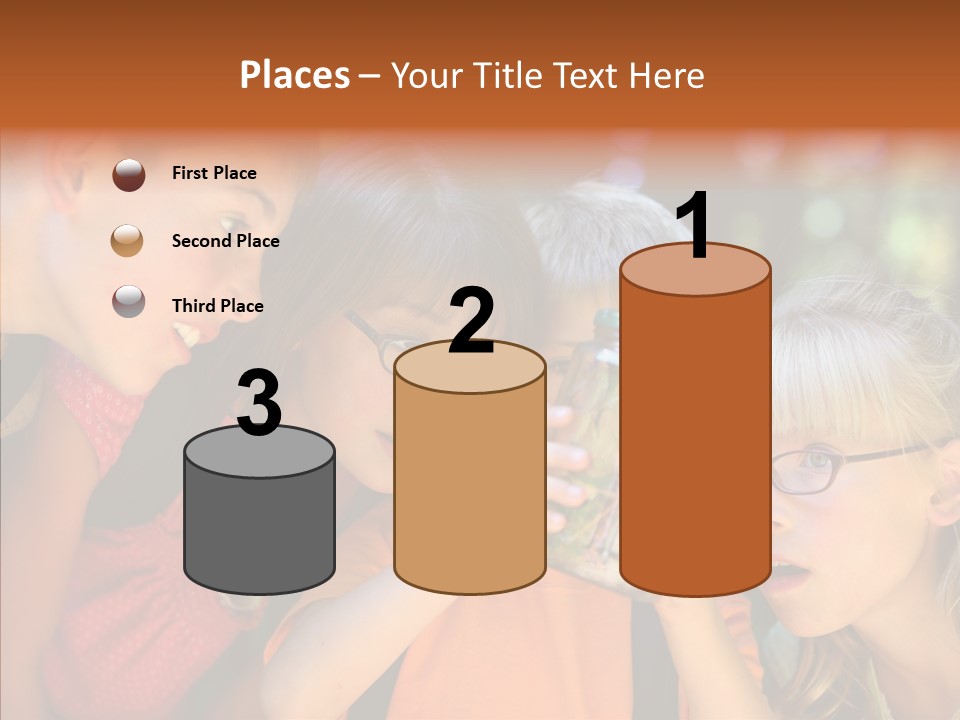 Nature Kid Girl PowerPoint Template