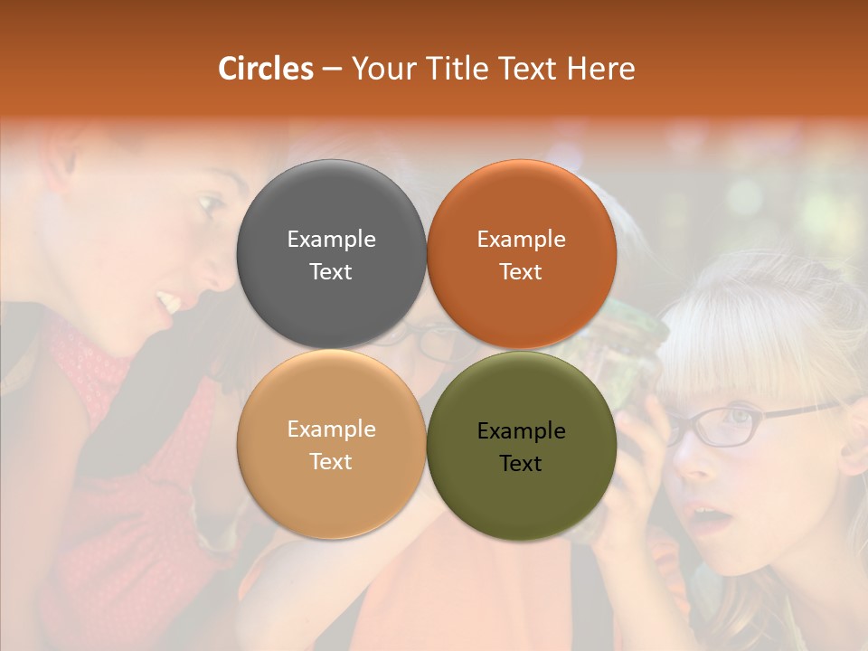 Nature Kid Girl PowerPoint Template