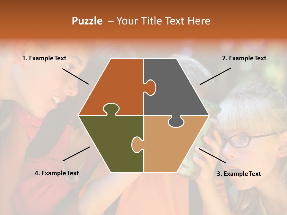 Nature Kid Girl PowerPoint Template