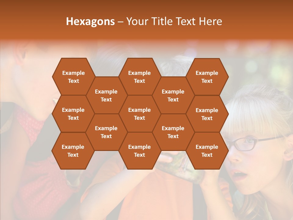 Nature Kid Girl PowerPoint Template