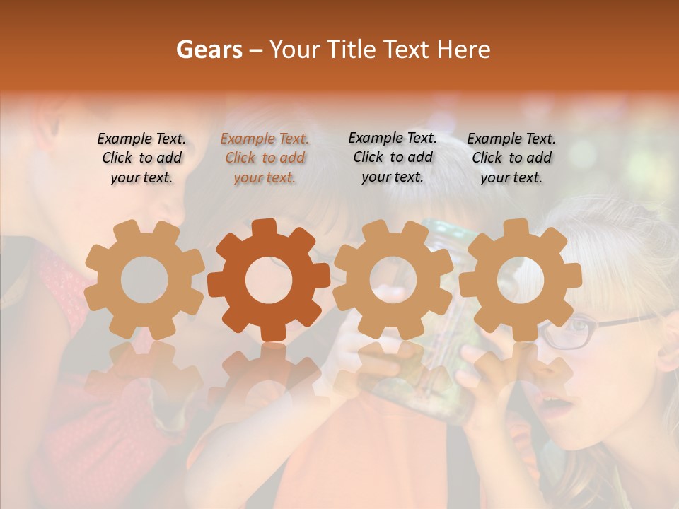 Nature Kid Girl PowerPoint Template