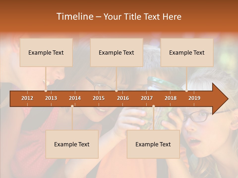 Nature Kid Girl PowerPoint Template