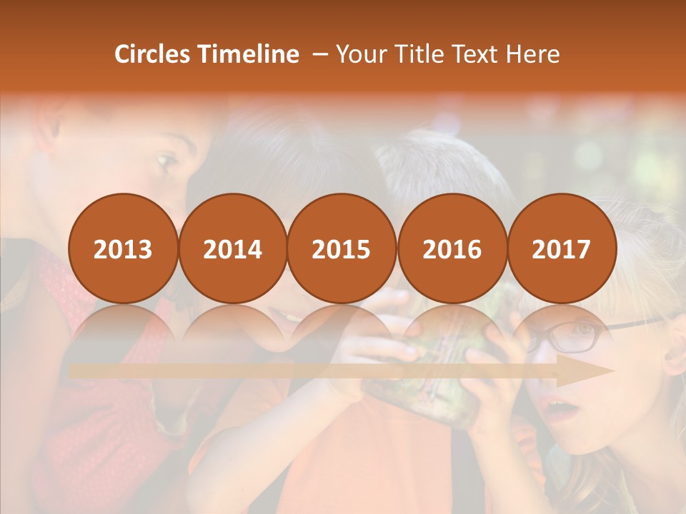 Nature Kid Girl PowerPoint Template