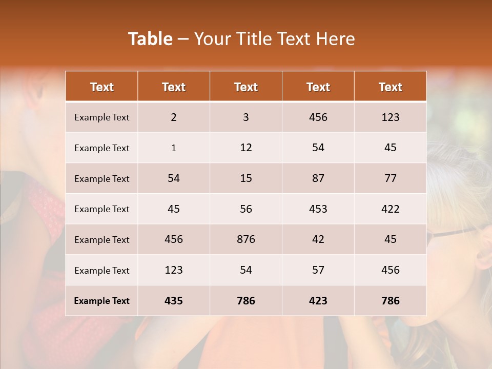 Nature Kid Girl PowerPoint Template