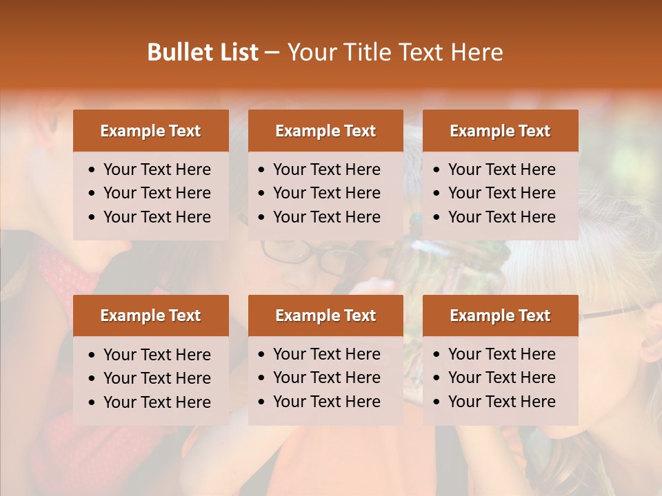 Nature Kid Girl PowerPoint Template