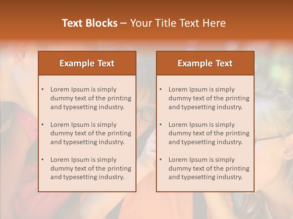 Nature Kid Girl PowerPoint Template