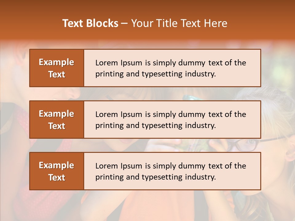 Nature Kid Girl PowerPoint Template