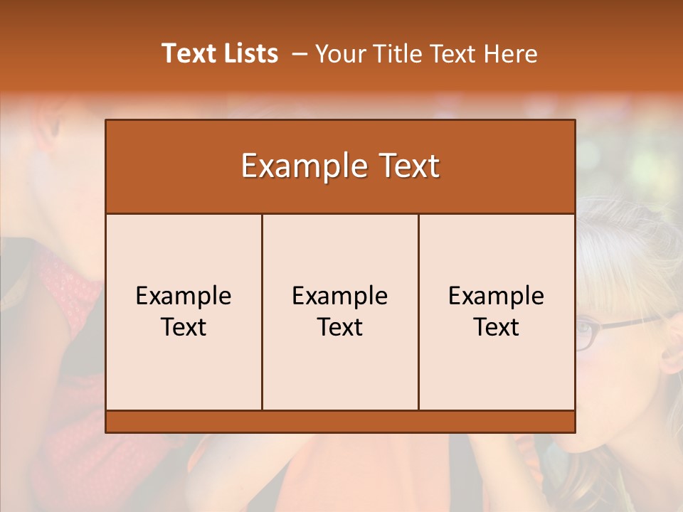 Nature Kid Girl PowerPoint Template