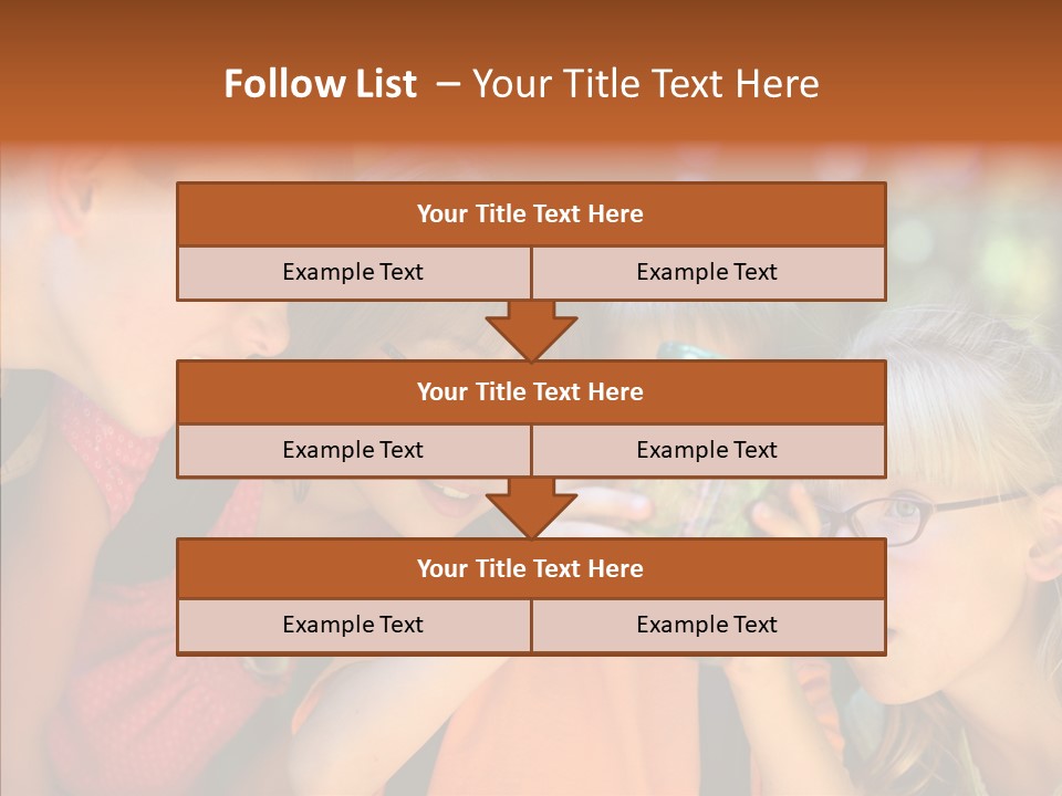 Nature Kid Girl PowerPoint Template