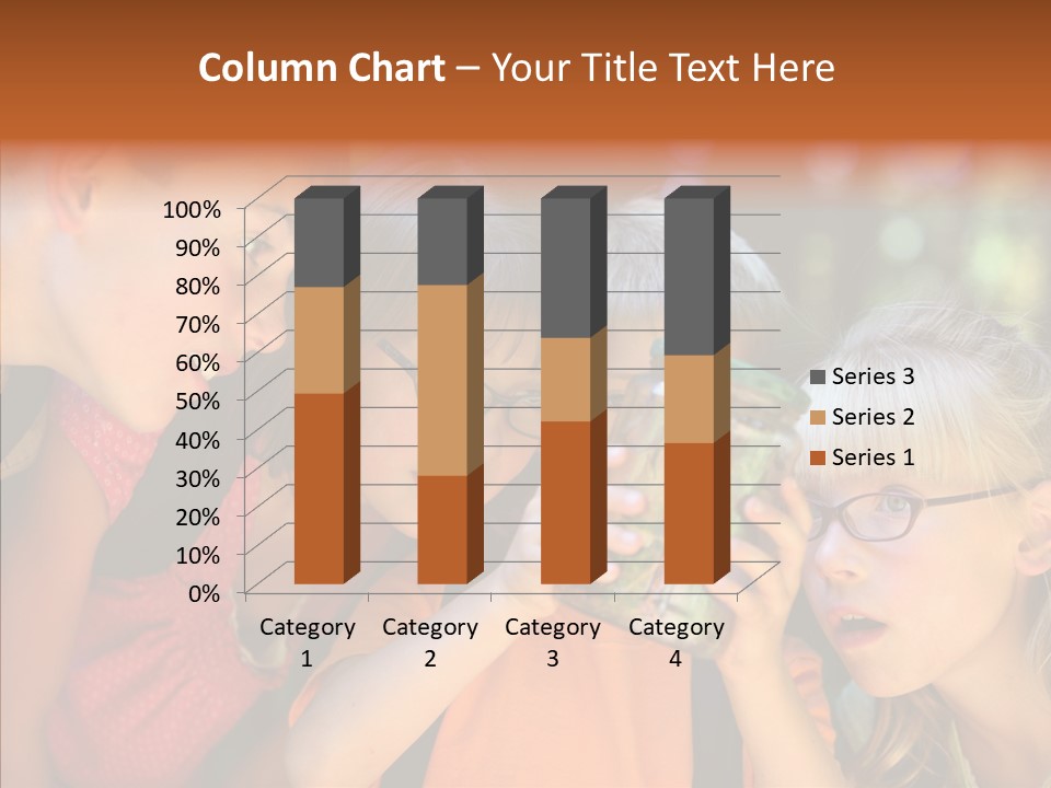 Nature Kid Girl PowerPoint Template