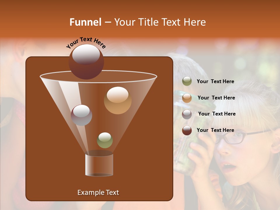 Nature Kid Girl PowerPoint Template