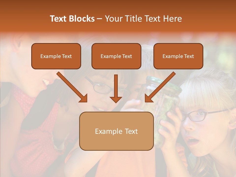 Nature Kid Girl PowerPoint Template