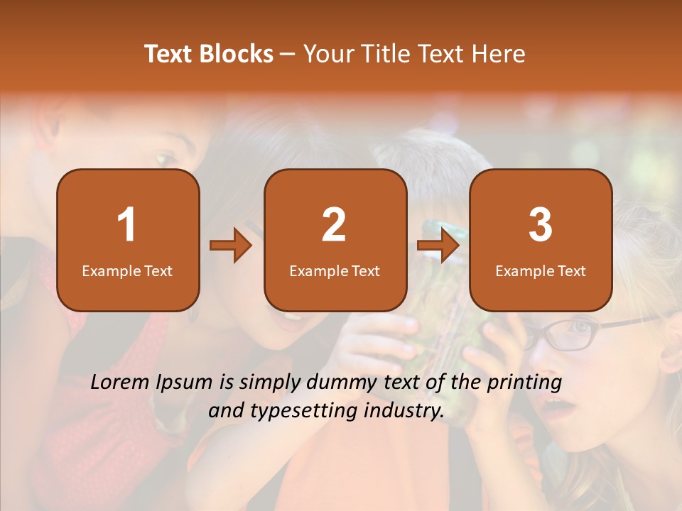 Nature Kid Girl PowerPoint Template