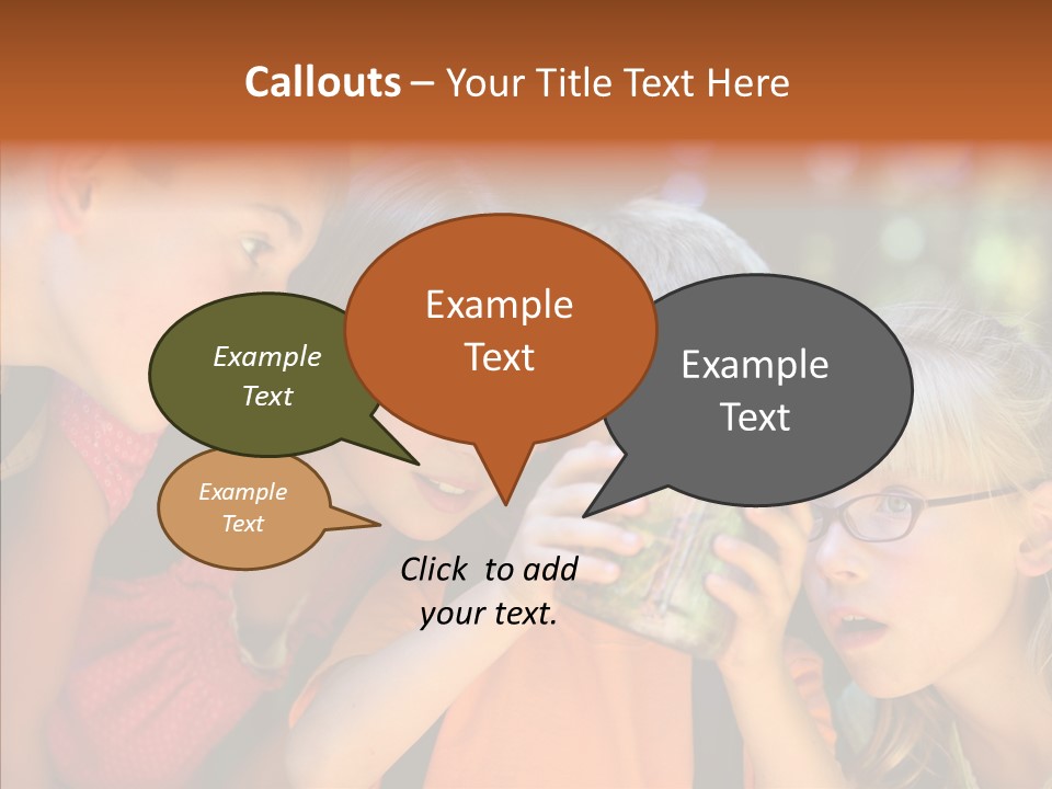 Nature Kid Girl PowerPoint Template