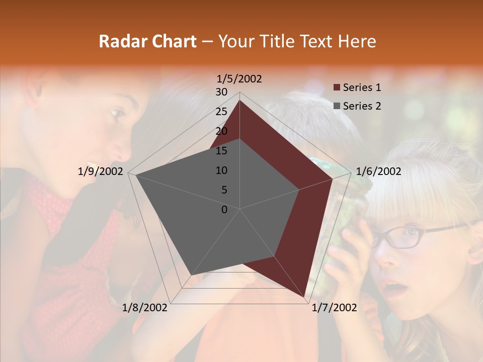 Nature Kid Girl PowerPoint Template