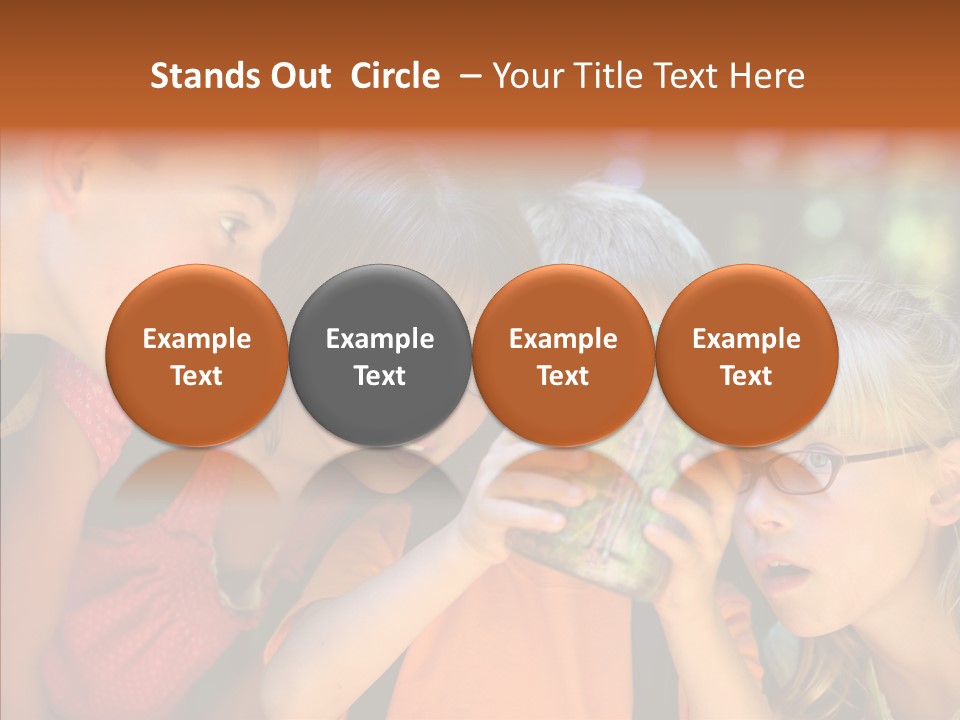 Nature Kid Girl PowerPoint Template