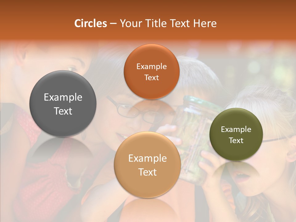 Nature Kid Girl PowerPoint Template