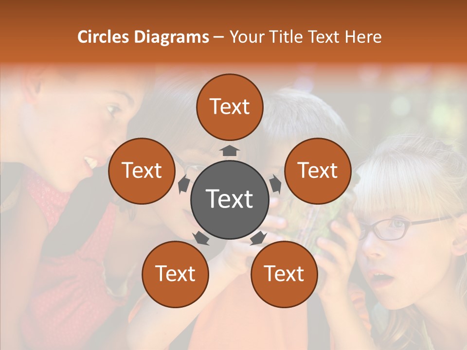 Nature Kid Girl PowerPoint Template