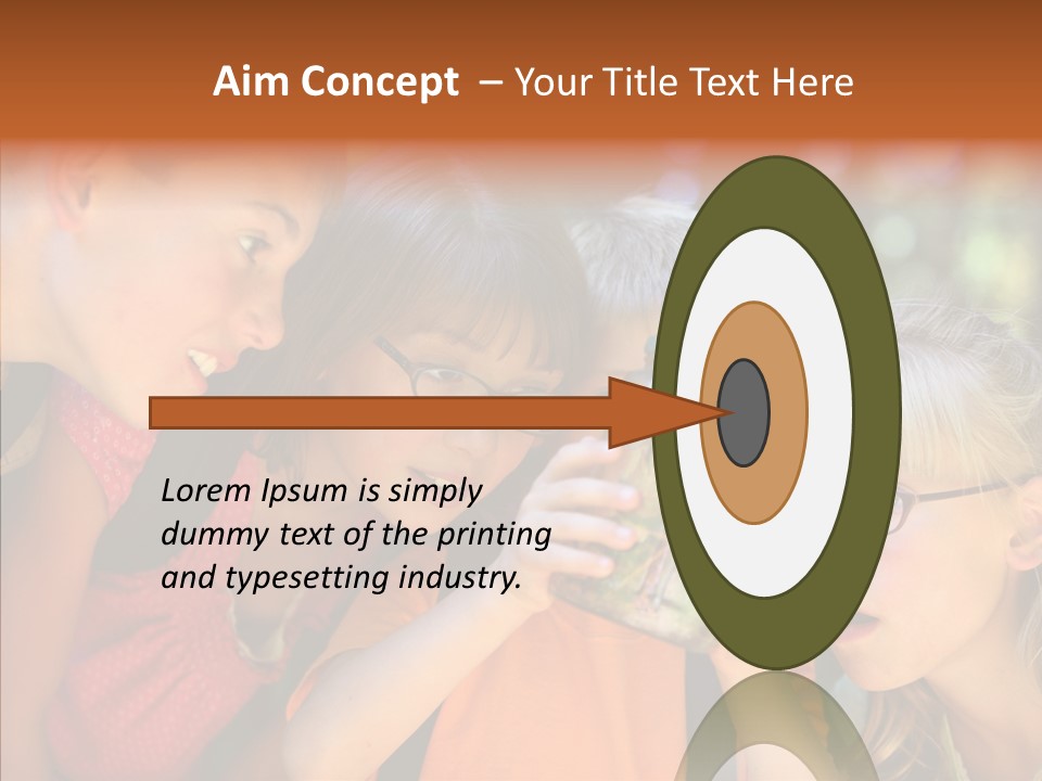 Nature Kid Girl PowerPoint Template