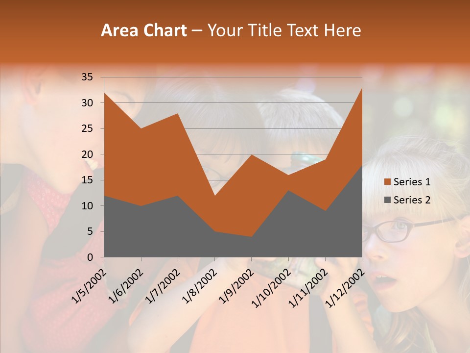 Nature Kid Girl PowerPoint Template