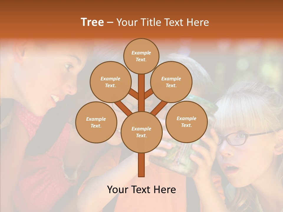 Nature Kid Girl PowerPoint Template