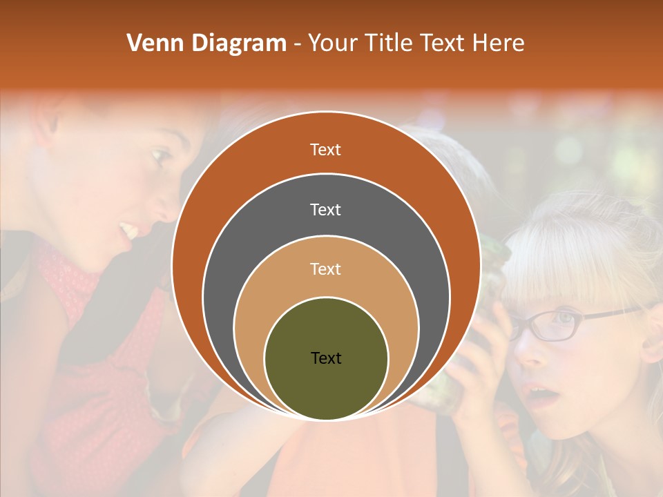 Nature Kid Girl PowerPoint Template