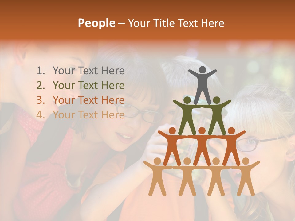 Nature Kid Girl PowerPoint Template