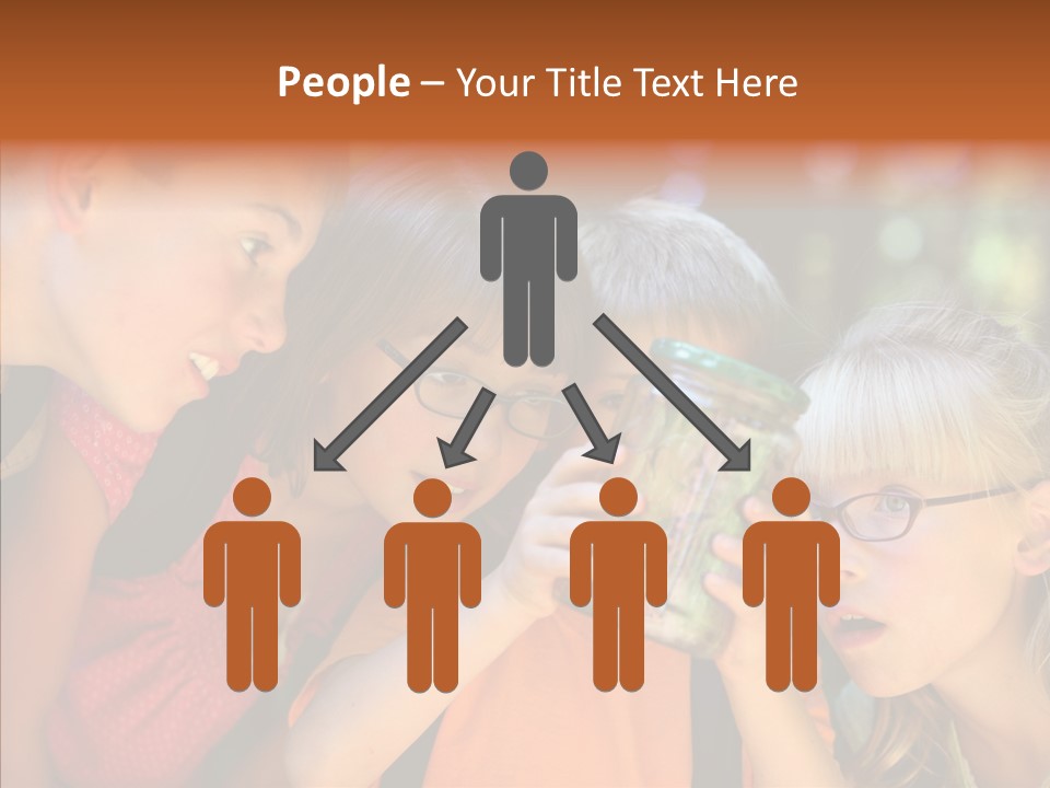 Nature Kid Girl PowerPoint Template