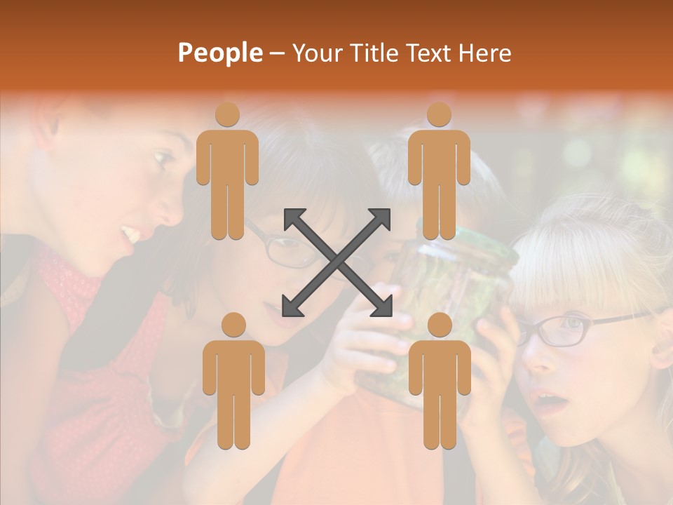 Nature Kid Girl PowerPoint Template