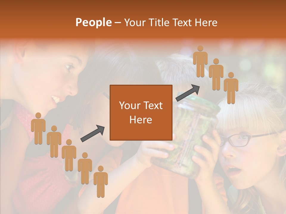 Nature Kid Girl PowerPoint Template