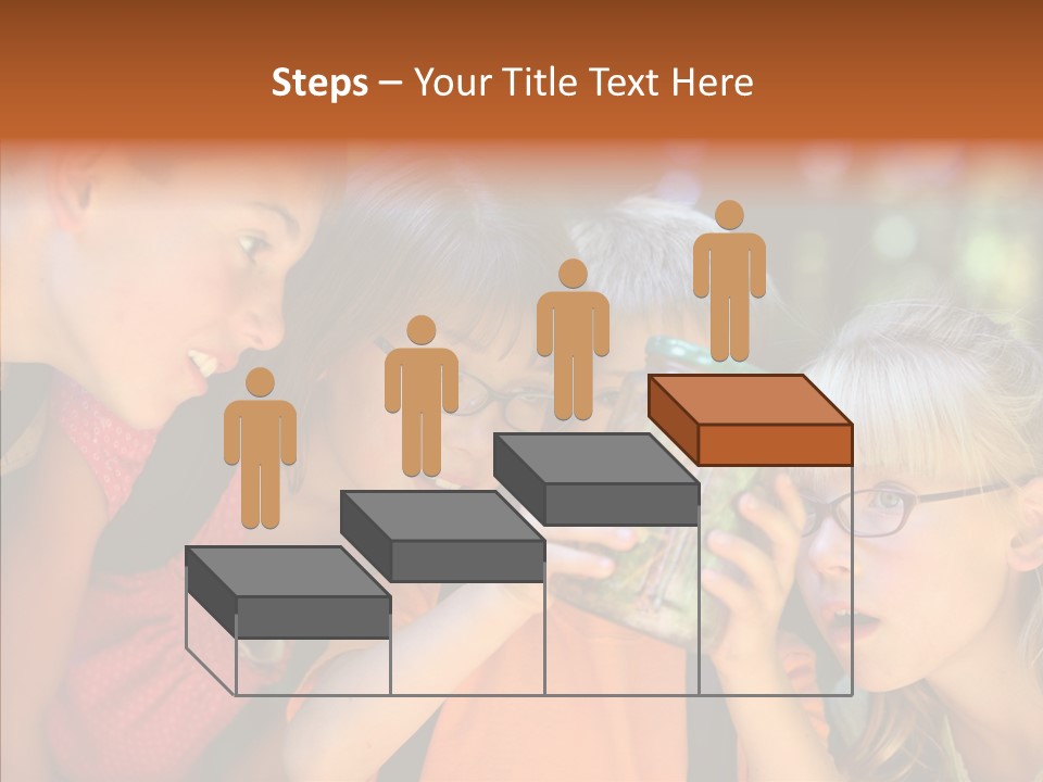 Nature Kid Girl PowerPoint Template