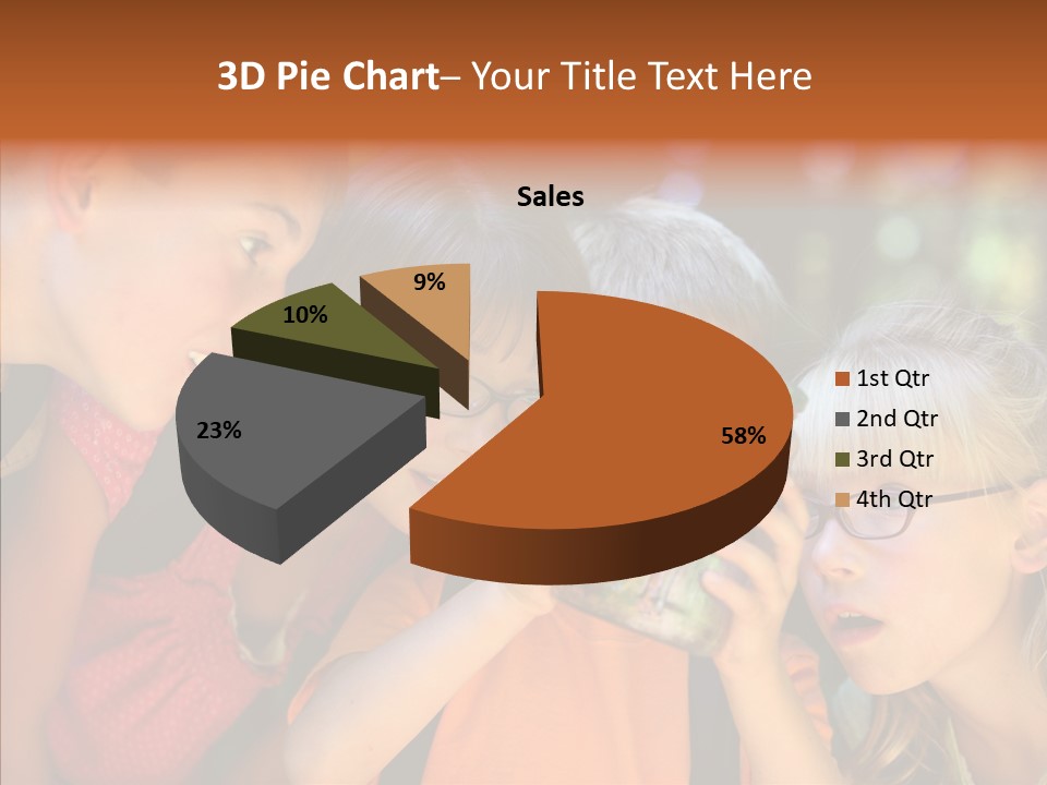 Nature Kid Girl PowerPoint Template