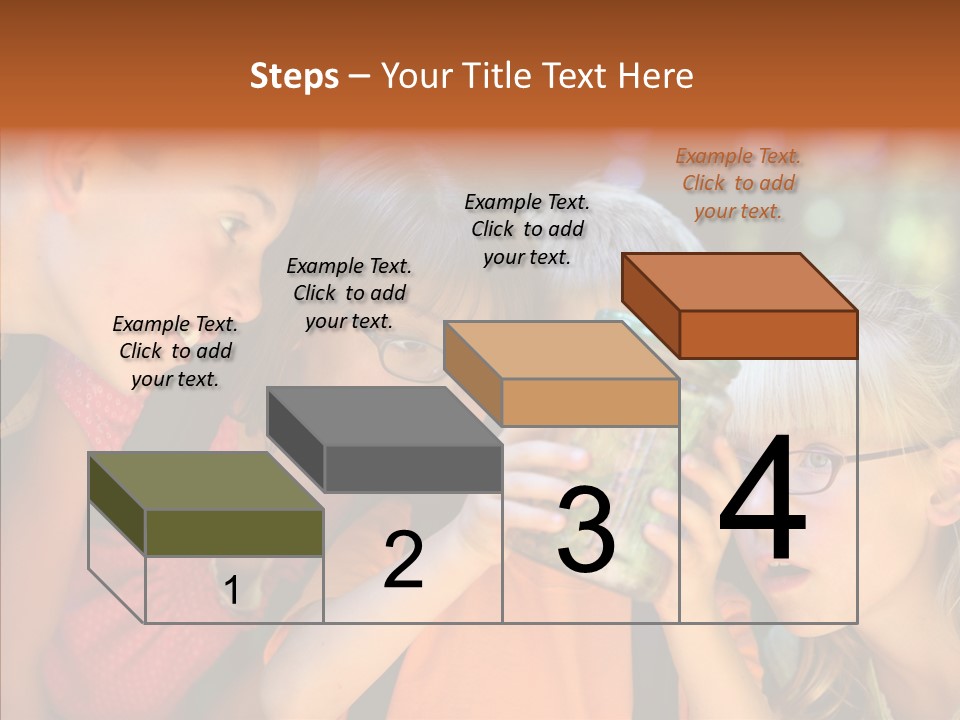 Nature Kid Girl PowerPoint Template