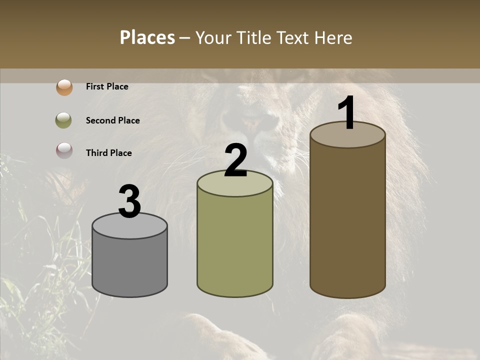 Portrait Pose Noble PowerPoint Template