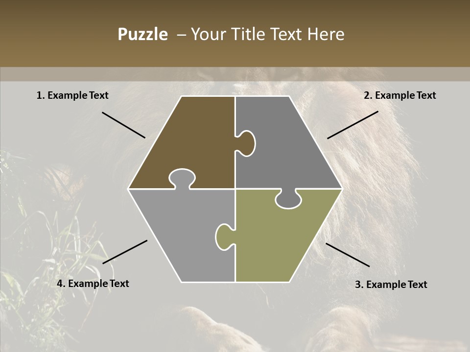 Portrait Pose Noble PowerPoint Template