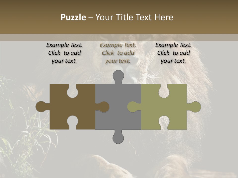 Portrait Pose Noble PowerPoint Template