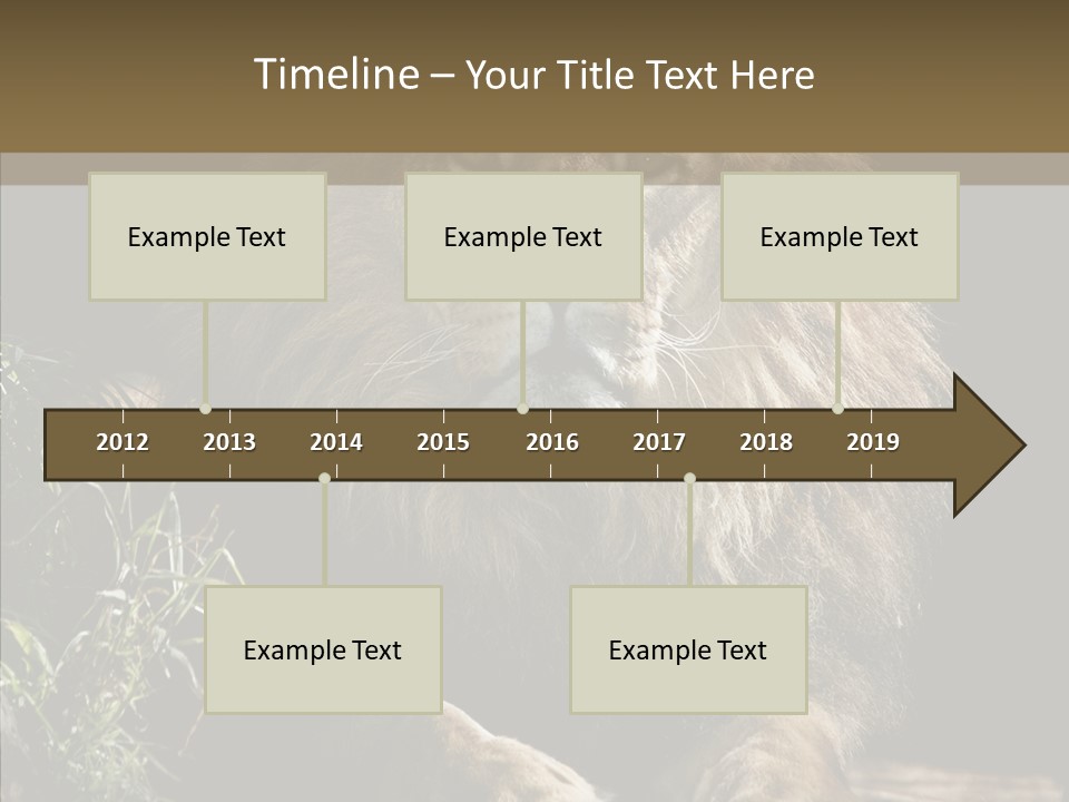 Portrait Pose Noble PowerPoint Template