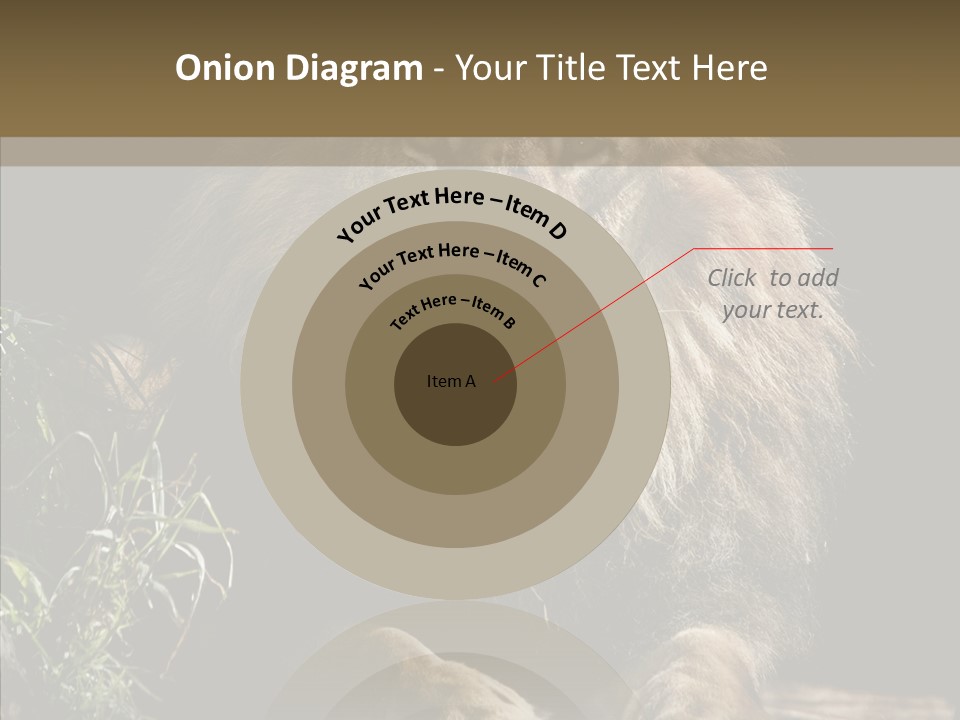 Portrait Pose Noble PowerPoint Template