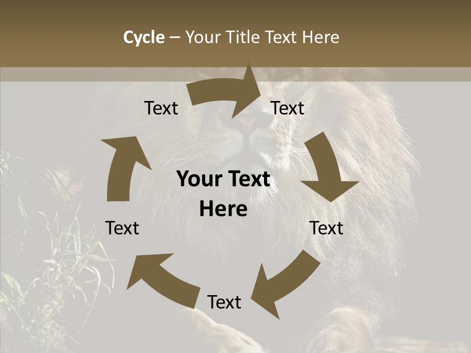 Portrait Pose Noble PowerPoint Template