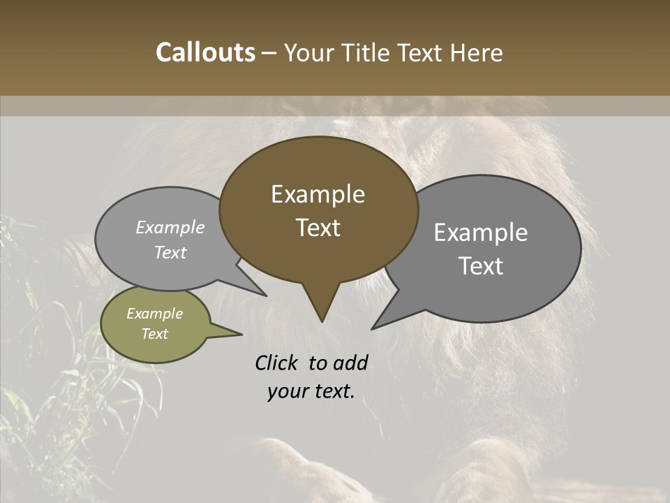 Portrait Pose Noble PowerPoint Template
