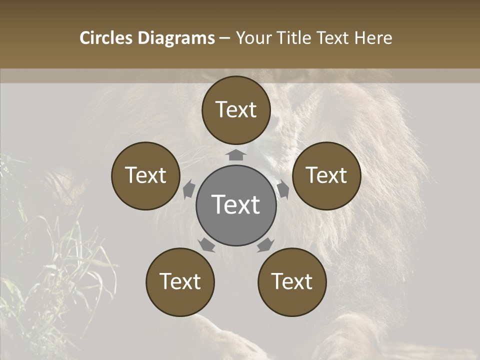 Portrait Pose Noble PowerPoint Template