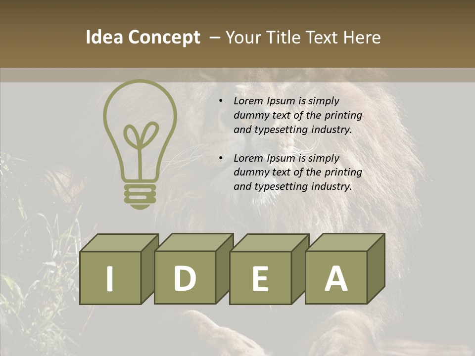 Portrait Pose Noble PowerPoint Template