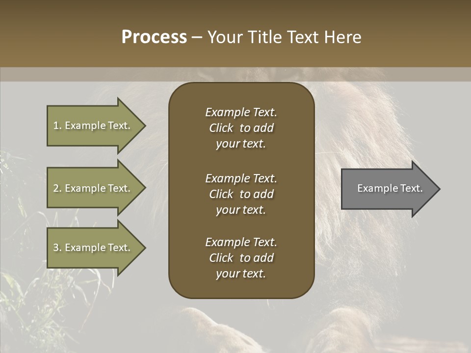 Portrait Pose Noble PowerPoint Template