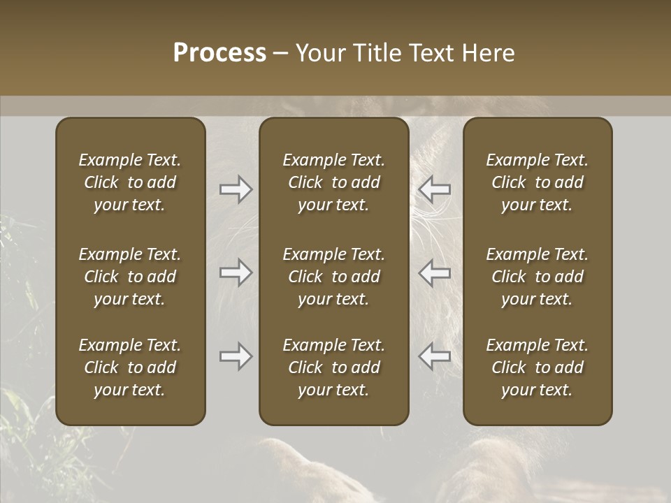 Portrait Pose Noble PowerPoint Template