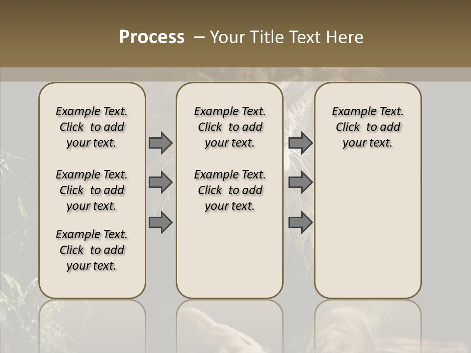 Portrait Pose Noble PowerPoint Template