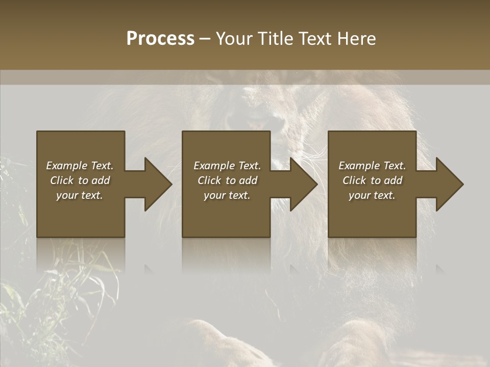 Portrait Pose Noble PowerPoint Template