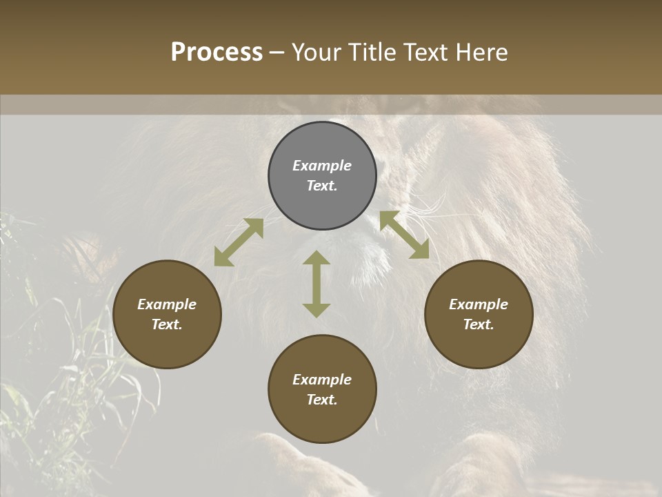 Portrait Pose Noble PowerPoint Template
