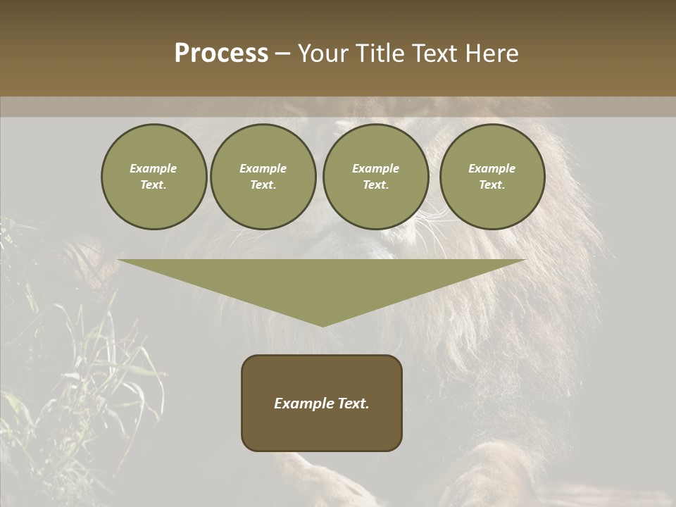 Portrait Pose Noble PowerPoint Template
